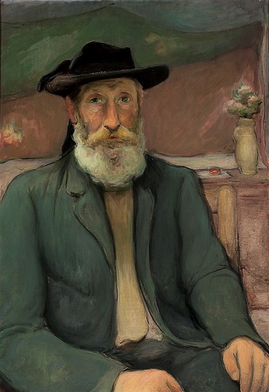 Expertise des œuvres de l'artiste et présentation de celui-ci, portrait de l'artiste "Wladyslaw Slewinski"