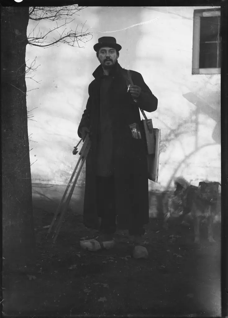 Expertise des œuvre de l'artiste et présentation de celui-ci, autoportrait de l'artiste "Willem Witsen"