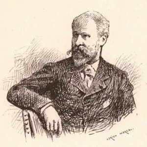 Expertise des œuvres de l'artiste et présentation de celui-ci, portrait d’"Adrien Moreau”