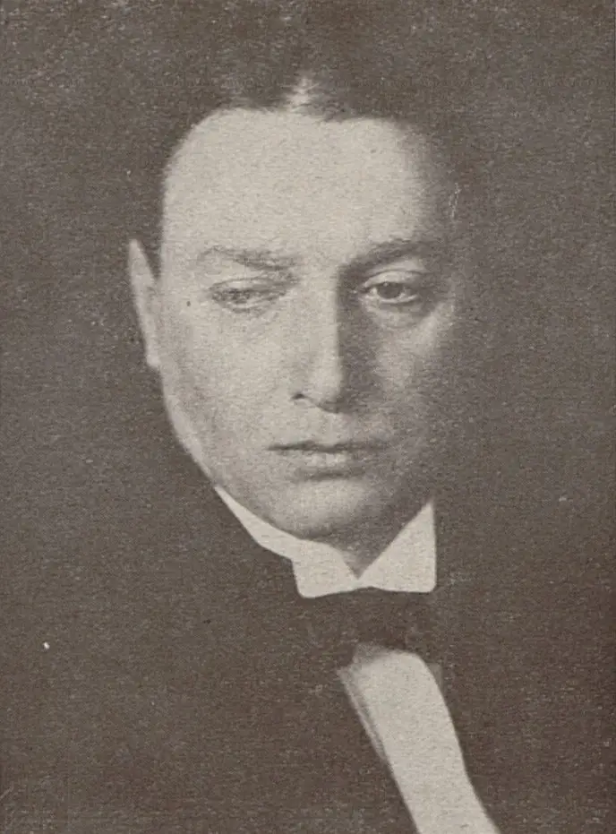 Expertise des œuvres de l'artiste et présentation de celui-ci, portrait photographique de l'artiste "Emil Filla”