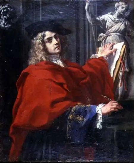 Expertise des œuvres de l'artiste et présentation de celui-ci, autoportrait de l'artiste "Pier Leone Ghezzi "