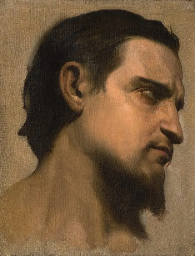 Expertise des œuvres de l'artiste et présentation de celui-ci, “Portrait présumé de Hippolyte Bonnardel” vers 1853-1854 par William Adolphe Bouguereau