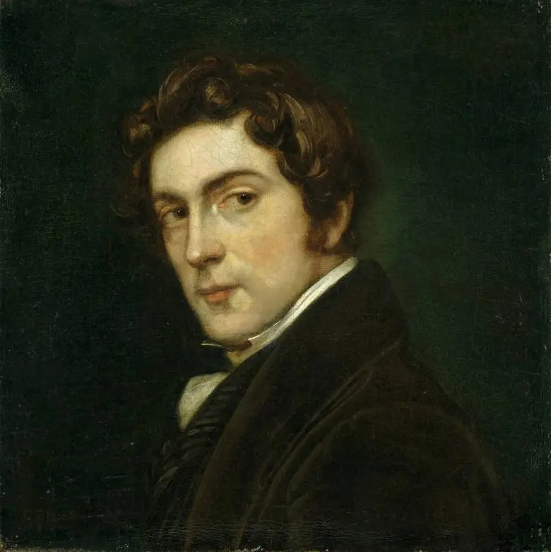 Expertise des œuvres de l'artiste et présentation de celui-ci, portrait de "Carl Joseph Begas (1794-1854)"