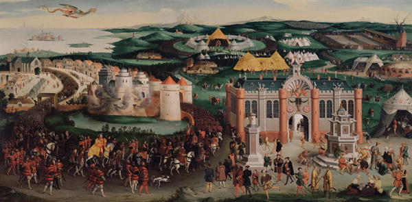 Expertise des œuvres de l'artiste et présentation de celui-ci, oeuvre "Meeting at the Field of the Cloth of Gold, 7th June 1520” de Friedrich Auguste Bouterwek (1806-1867)