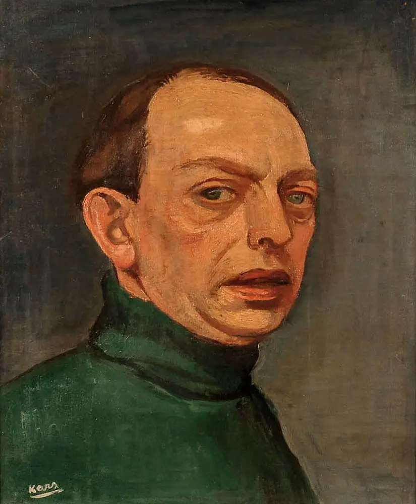 Expertise des œuvres de l'artiste et présentation de celui-ci, autoportrait de l'artiste "Georges Kars "