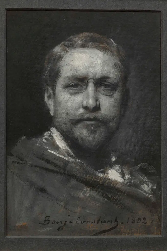 Expertise des œuvres de l'artiste et présentation de celui-ci, "Autoportrait”(1892) de Jean-Joseph Benjamin-Constant (1845-1902)