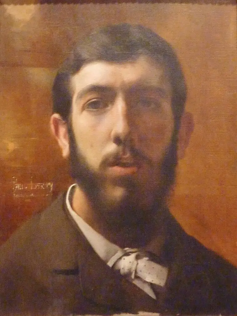 Expertise des œuvres de l'artiste et présentation de celui-ci, "Autoportrait”(1883) de Paul Leroy (1860-1942)