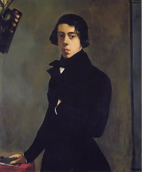 Expertise des œuvres de l'artiste et présentation de celui-ci, "Autoportrait”(1835) de Théodore Chassériau (1819-1856)