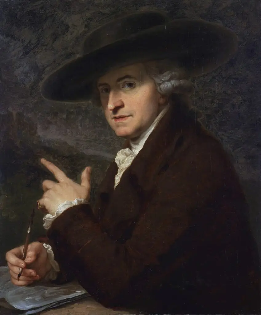 Expertise des œuvres de l'artiste et présentation de celui-ci, oeuvre "Portrait de Zucchi” (1781) de Angelica Kauffman