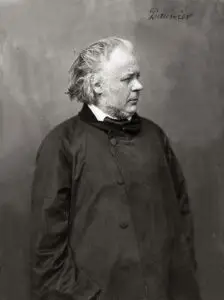 Expertise des œuvres de l'artiste et présentation de celui-ci, portrait photographique de l'artiste "Honoré Daumier” (1808-1879) de Nadar