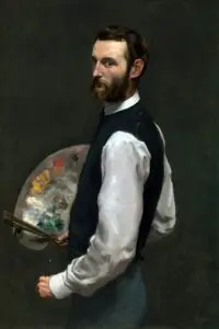 Expertise des œuvres de l'artiste et présentation de celui-ci, "Autoportrait”(1865-1866) de Frédéric Bazille (1841-1870)