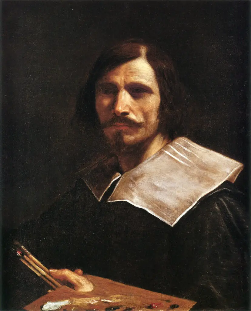 Expertise des œuvres de l'artiste et présentation de celui-ci, "Autoportrait”(1635) de Guercino (1591-1666)