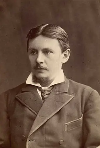 Expertise des œuvres de l'artiste et présentation de celui-ci, portrait photographique de l'artiste "Julius von Klever” (1850-1924)