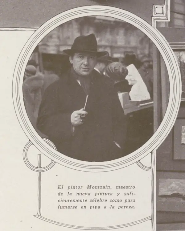Expertise des œuvres de l'artiste et présentation de celui-ci, portrait photographique de l'artiste "Simon Mondzain” (1888-1979)