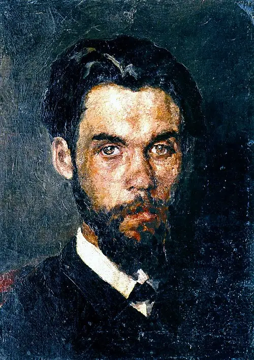 Expertise des œuvres de l'artiste et présentation de celui-ci, "Autoportrait”(1886) de Nicolai Pimonenko (1862-1912)