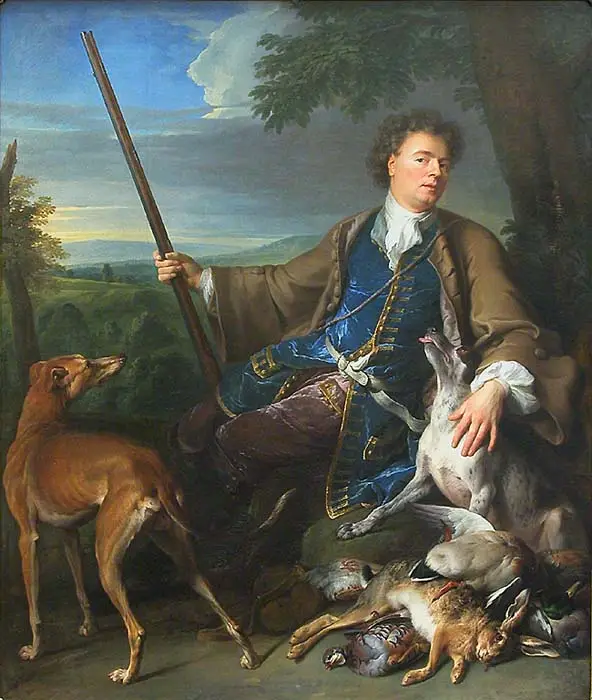 Expertise des œuvres de l'artiste et présentation de celui-ci, "Autoportrait de l'artiste en chasseur (1699) ” de Alexandre-François Desportes (1661-1743)