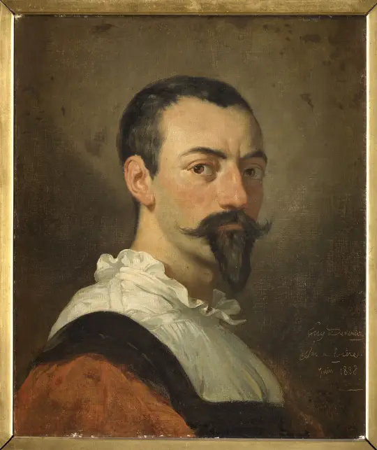 Expertise des œuvres de l'artiste et présentation de celui-ci, autoportrait de l'artiste "Eugène Devéria” (1838)