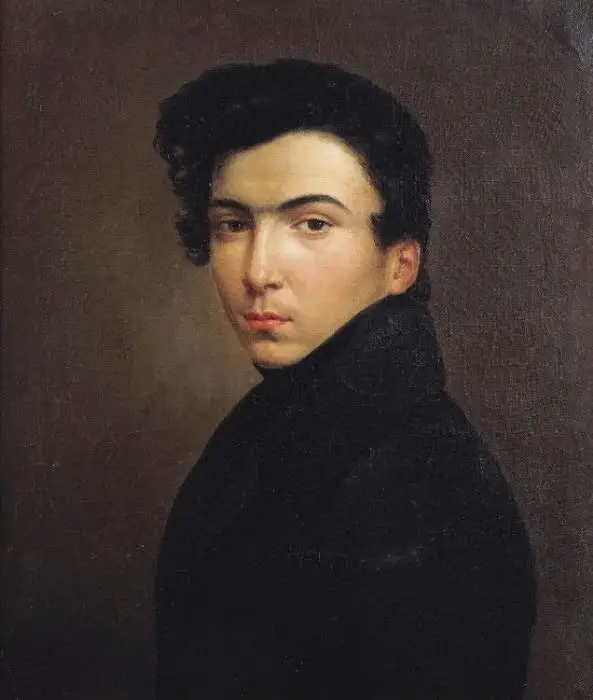 Expertise des œuvres de l'artiste et présentation de celui-ci, autoportrait de l'artiste "Ernest Hébert” (1833-1834)