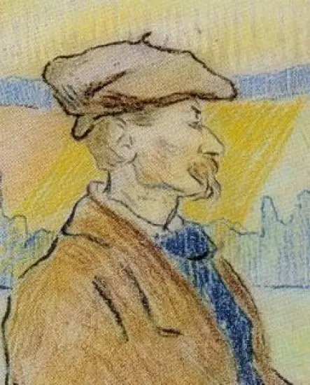 Expertise des œuvres de l'artiste et présentation de celui-ci, “Autoportrait” (c.1900) de l'artiste Léo Gausson (1860-1944)
