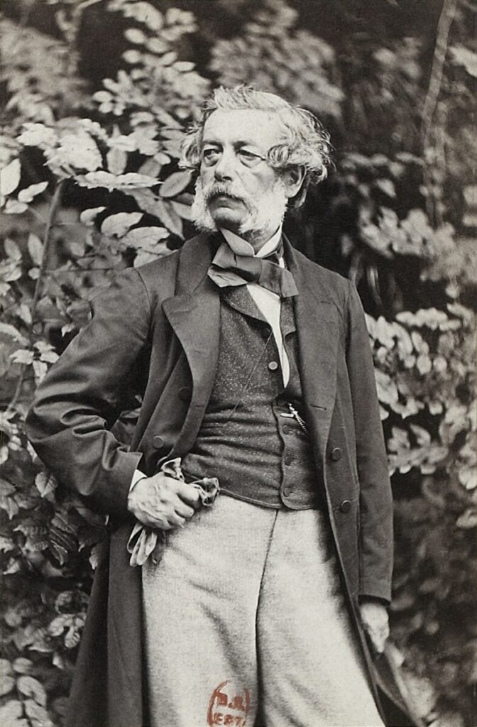 Expertise des œuvres de l'artiste et présentation de celui-ci, portrait photographique de l'artiste "Franz Xaver Winterhalter” (c.1865)