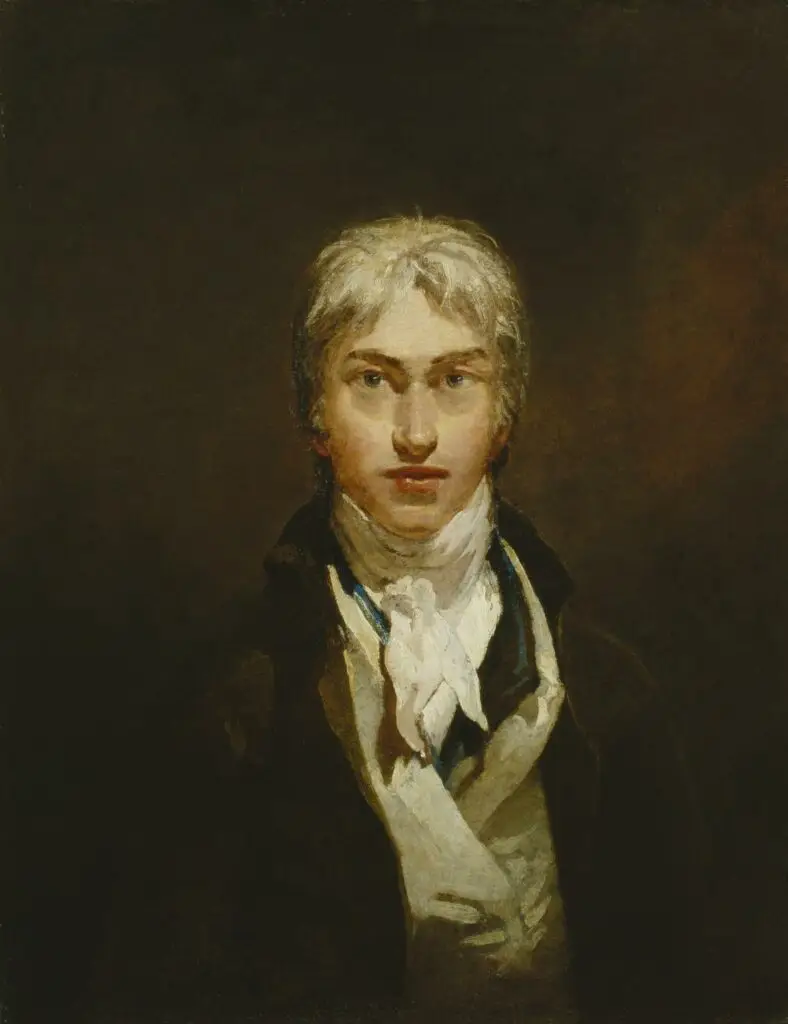 Expertise des œuvres de l'artiste et présentation de celui-ci; Autoportrait de "William Turner" vers 1799