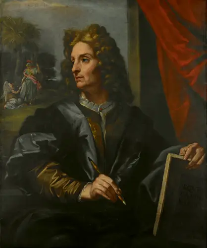 Expertise des œuvres de l'artiste et présentation de celui-ci; Autoportrait de "Carlo Maratti "