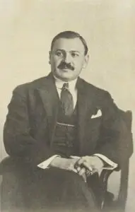 Expertise des œuvres de l'artiste et présentation de celui-ci, portrait photographique de l'artiste "Ossip Braz" v