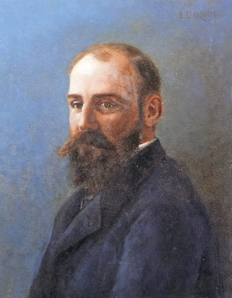 Expertise des œuvres de l'artiste et présentation de celui-ci, “Portrait de Jean Laronze” (1882) par Berthe Dardoiz