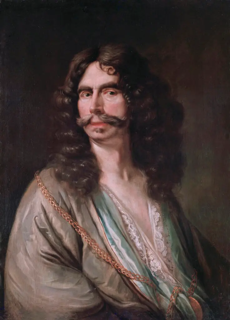 Expertise des œuvres de l'artiste et présentation de celui-ci, autoportrait de l'artiste "Johann Heinrich Roos"