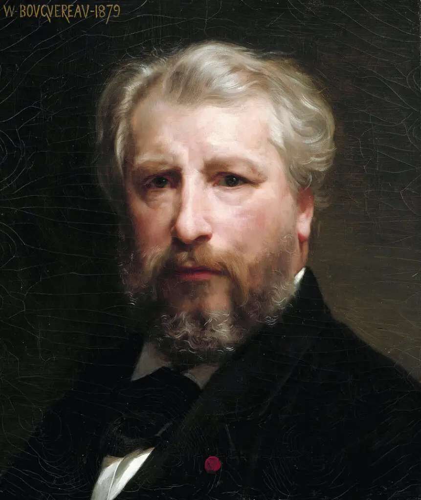 Expertise des œuvres de l'artiste et présentation de celui-ci, portrait de "William-Adolphe Bouguereau" (1825–1905)