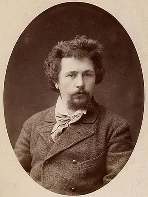 Expertise des œuvres de l'artiste et présentation de celui-ci, portrait photographique de l'artiste "Rufin Sudkovsky"