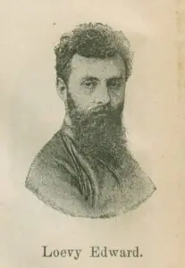 Expertise des œuvres de l'artiste et présentation de celui-ci, portrait de l'artiste "Édouard Loëvy"