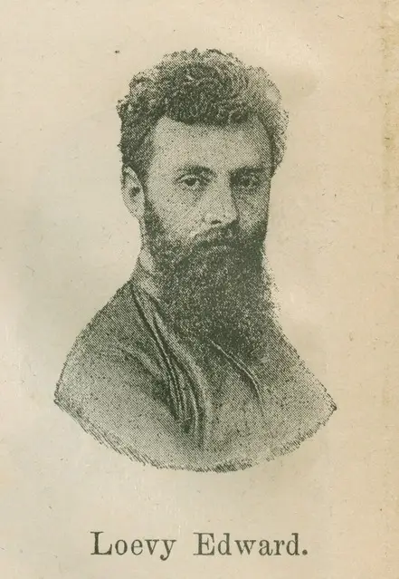 Expertise des œuvres de l'artiste et présentation de celui-ci, portrait de l'artiste "Édouard Loëvy"