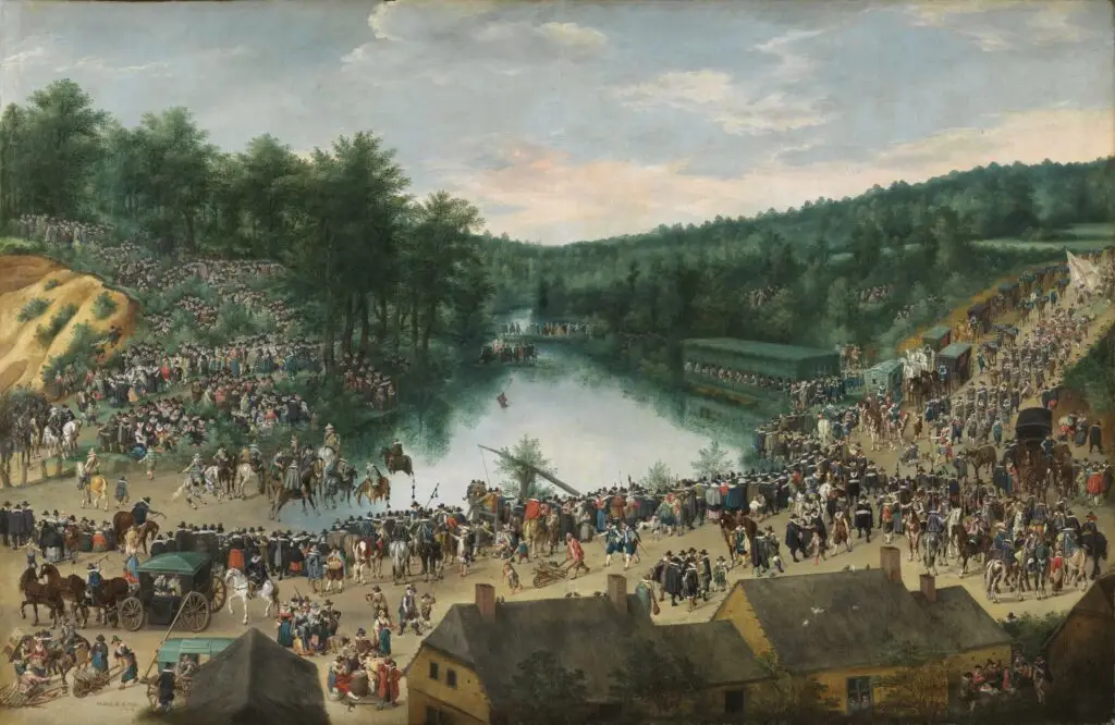 Expertise des œuvres de l'artiste et présentation de celui-ci, oeuvre "Fête de Notre Dame des Bois", 1616, Madrid, Musée du Prado