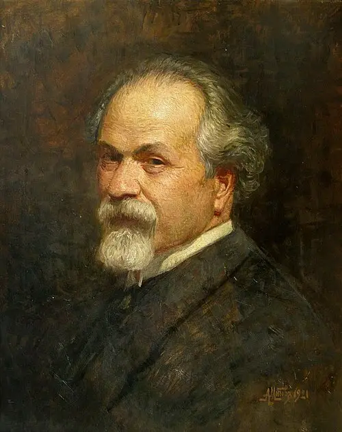 Expertise des œuvres de l'artiste et présentation de celui-ci, “Autoportrait” (1921) de l'artiste Anton Mitov (1862-1930)