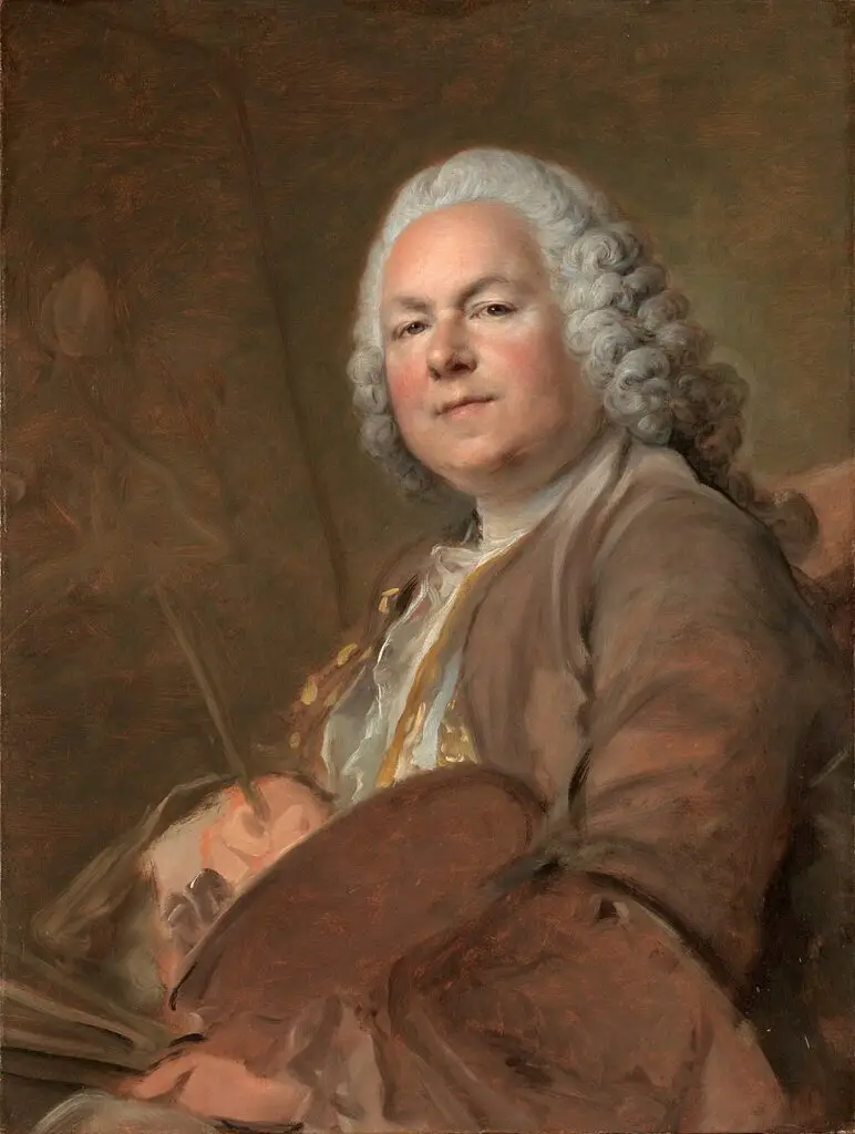 Expertise des œuvres de l'artiste et présentation de celui-ci, “Portrait de Jean-Marc Nattier” par Louis Tocqué (v.1740)
