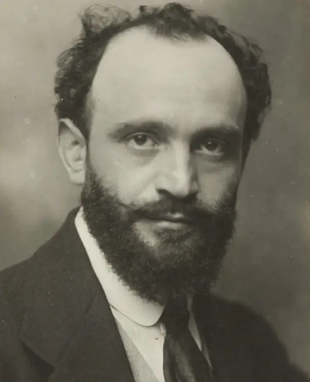 Expertise des œuvres de l'artiste et présentation de celui-ci, portrait photographique de l'artiste "José Clara Ayats”