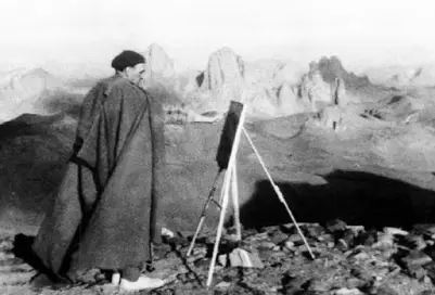 Expertise des œuvres de l'artiste et présentation de celui-ci, portrait photographique de l'artiste "Paul Élie Dubois”