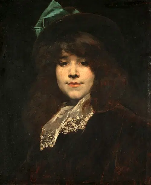 Expertise des œuvres de l'artiste et présentation de celui-ci, portrait de l'artiste "Juana Romani” (c. 1890) par Ferdinand Roybet