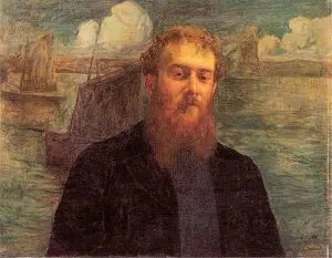 Expertise des œuvres de l'artiste et présentation de celui-ci, Portrait de Charles Cottet (1896) de Émile-René Ménard