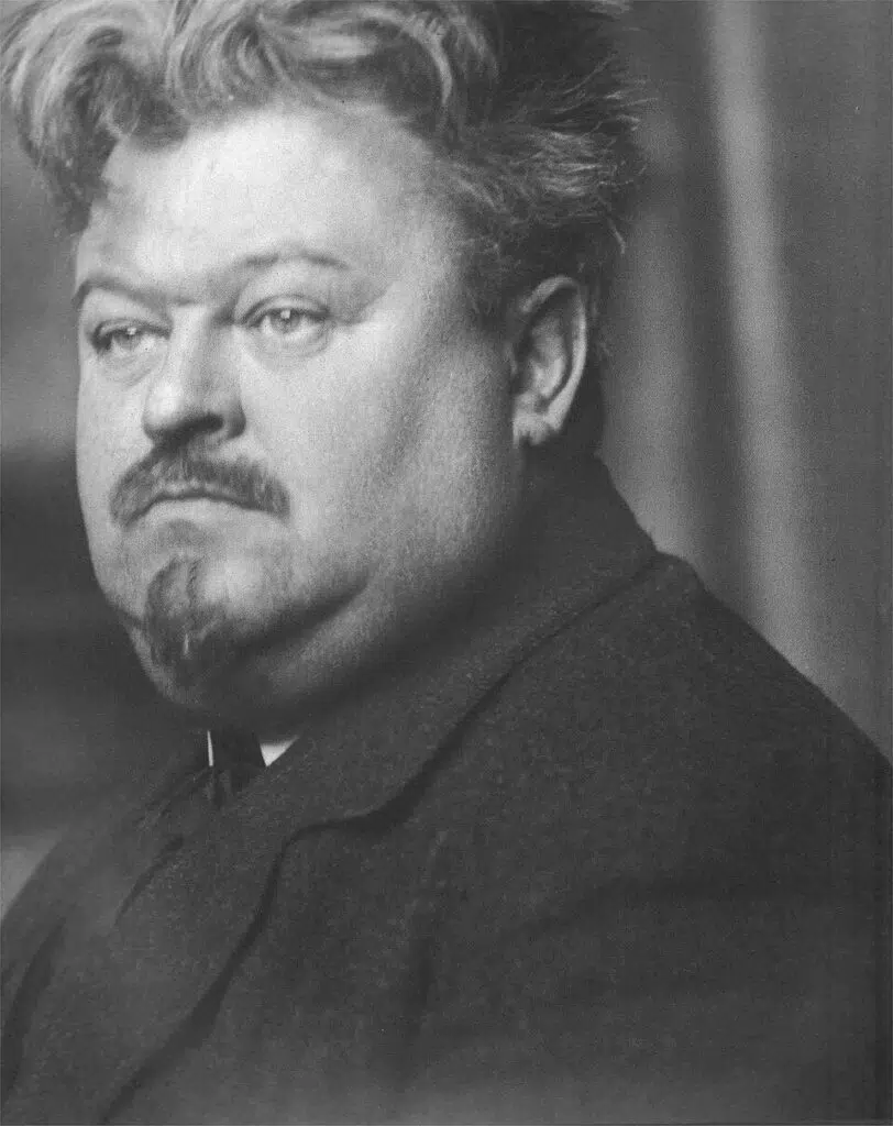 Expertise des œuvres de l'artiste et présentation de celui-ci, portrait photographique de l'artiste "Valerius de Saedeleer” (1867-1941)