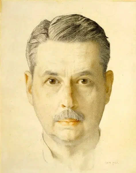 Expertise des œuvres de l'artiste et présentation de celui-ci, “Autoportrait” (1921) de l’artiste Constantin Somov