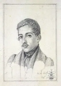 Expertise des œuvres de l'artiste et présentation de celui-ci, “Autoportrait” (1828) de Emil Wolff