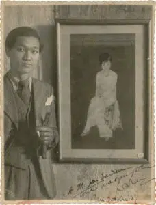 Expertise des œuvres de l'artiste et présentation de celui-ci, portrait photographique de l'artiste "Tuong Lan Nguyen”