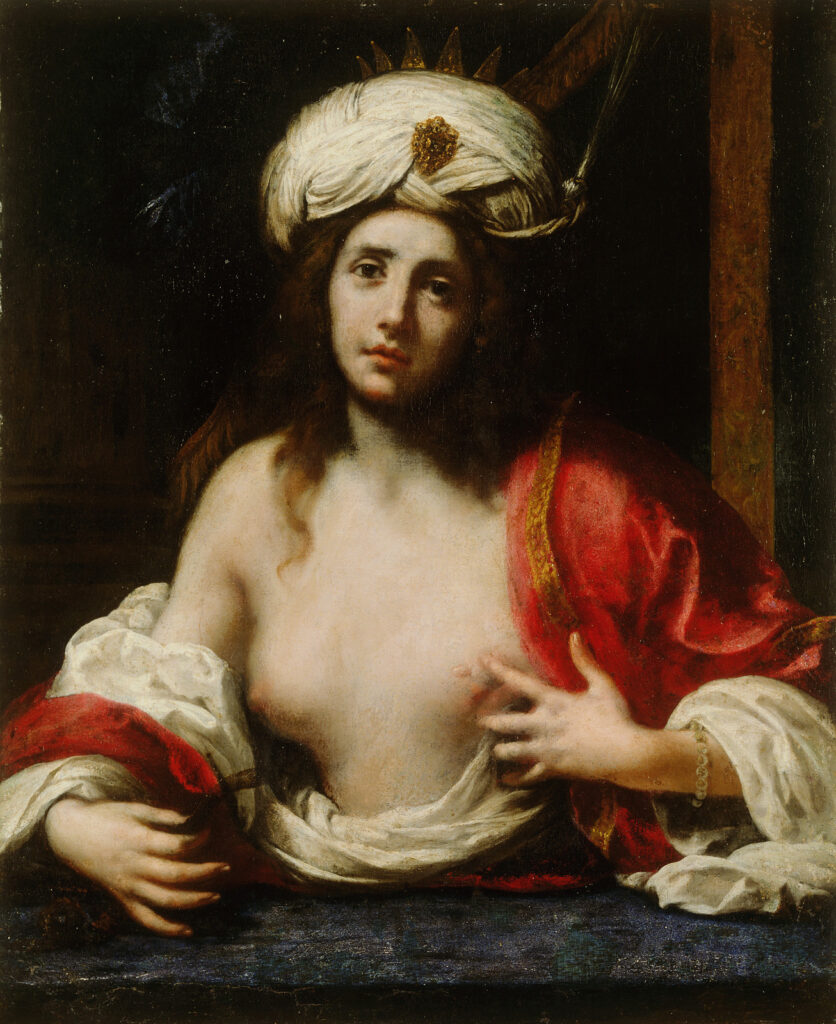 Expertise des œuvres de l'artiste "Felice Ficherelli Il Riposo " et présentation de celui-ci, oeuvre "Morte di Cleopatra, Galleria nazionale della Slovenia"