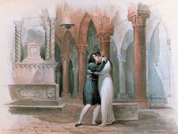 Expertise des œuvres de l'artiste "Michele Bisi" et présentation de celui-ci, oeuvre "Juliette et Roméo"