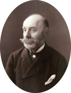 Expertise des œuvres de l'artiste et présentation de celui-ci, portrait photographique de l'artiste "Gustave Boulanger”