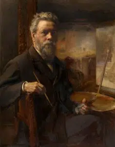 Expertise des œuvres de l'artiste et présentation de celui-ci, “Autoportrait” (1905) de Piet van der Ouderaa (1841-1915)