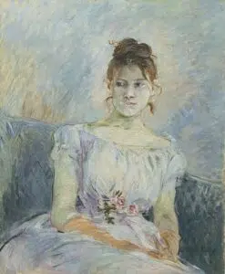 Expertise des œuvres de l'artiste et présentation de celui-ci,,“ Paule Gobillard en robe de bal” (1887), Berthe Morisot, collection privée