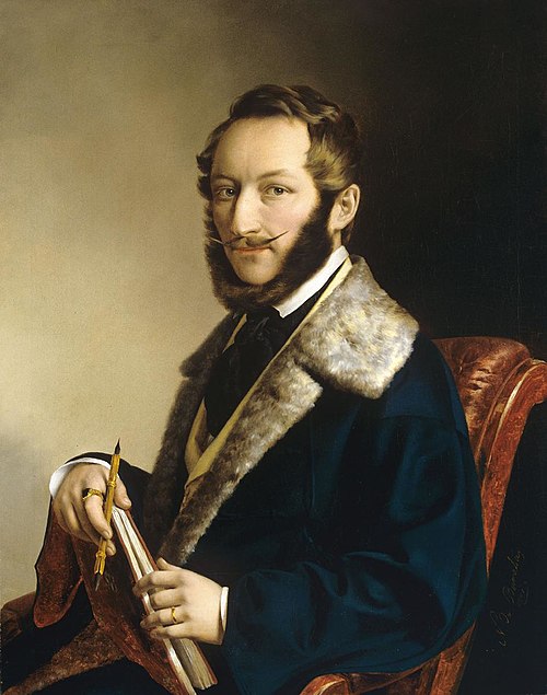 Expertise des œuvres de l'artiste et présentation de celui-ci, “Autoportrait” (1841) de Miklos Barabas